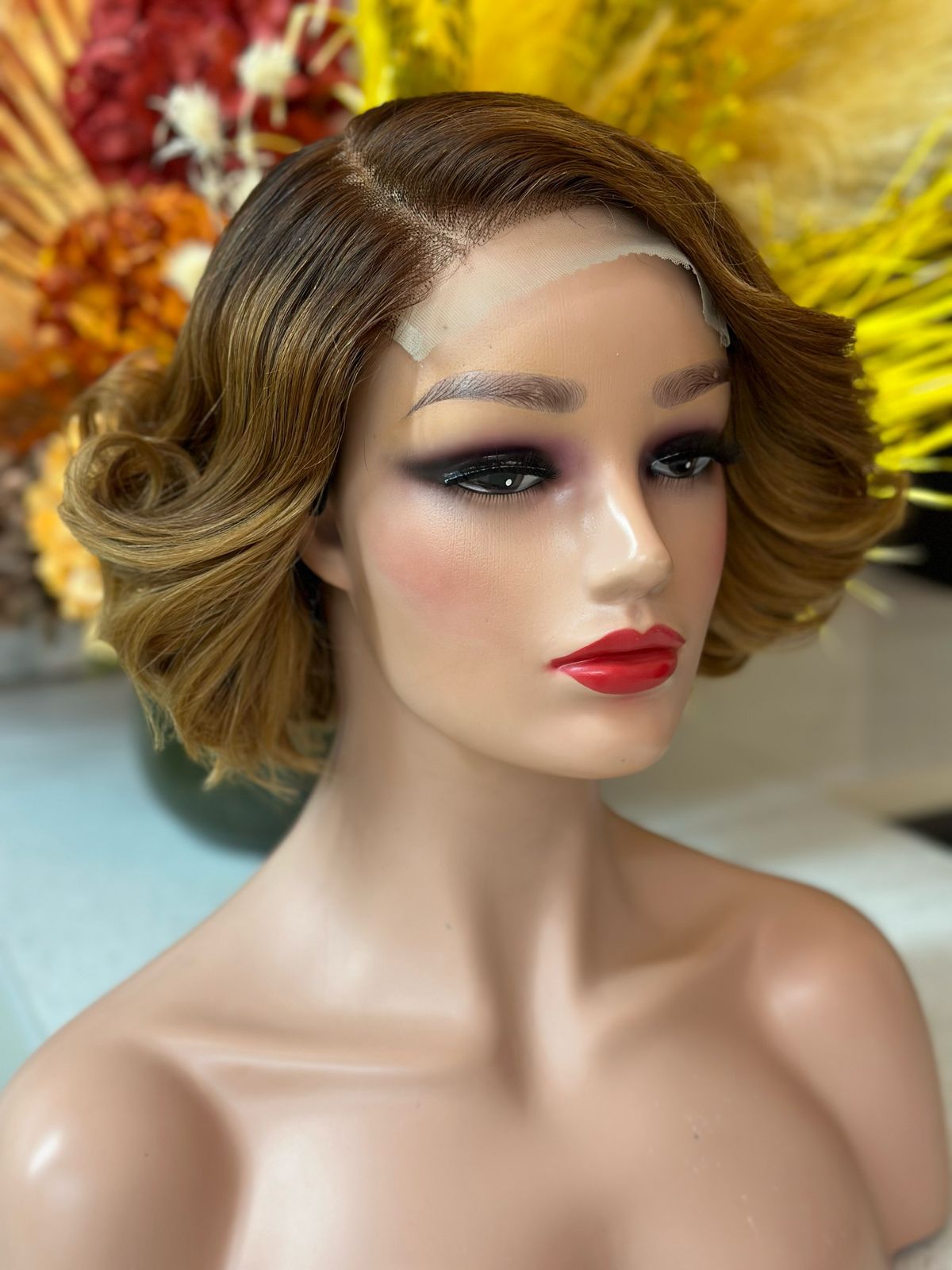 Glueless Curled Hair