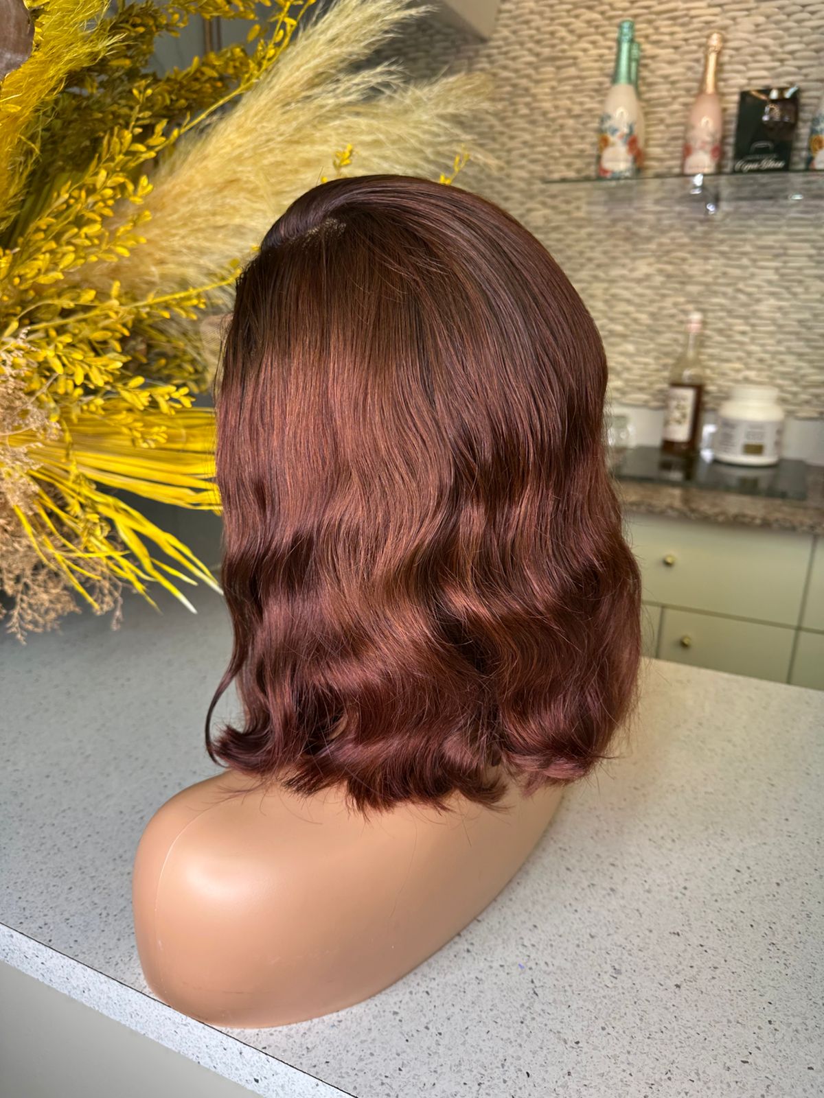 Shoulder Length Wavy Hair Full Frontal Closure