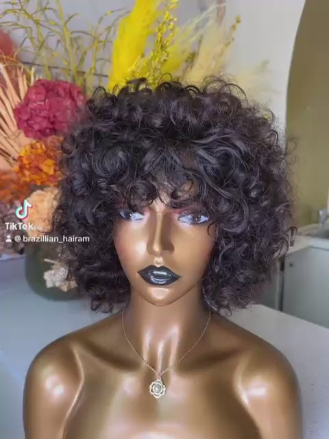 Short Curly Fringe